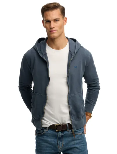 Superdry Superdry sweatvest donkerblauw slim fit