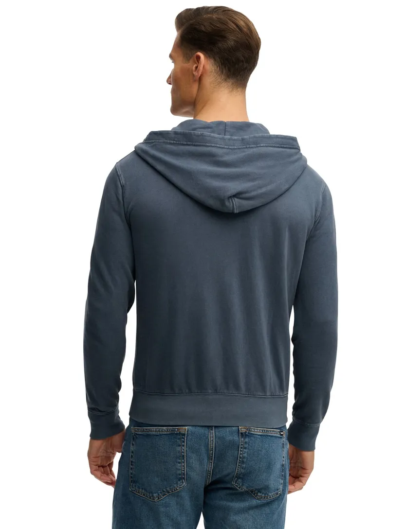 Superdry vest blauw slim fit