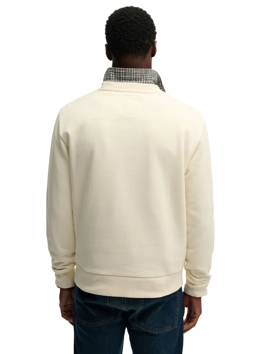 Superdry sweater creme met opdruk