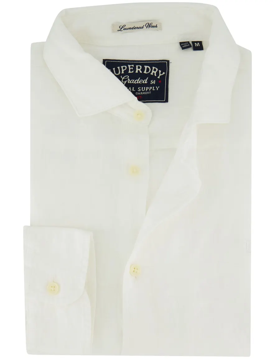 Overhemd Superdry wit