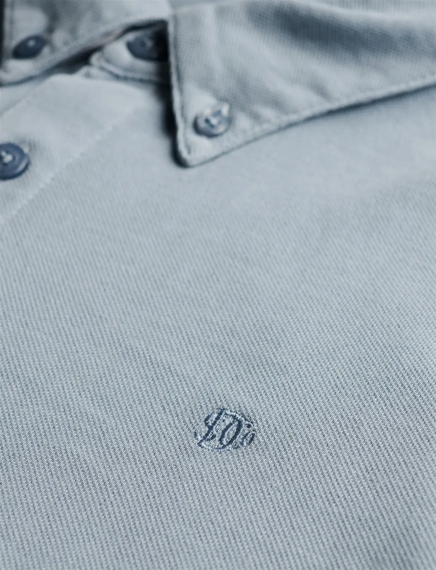 Superdry overhemd blauw relaxed fit
