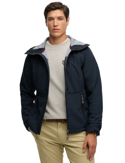 Superdry Superdry softshell jas donkerblauw