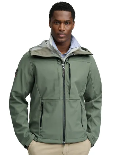 Superdry Superdry softshell jas groen kort rits