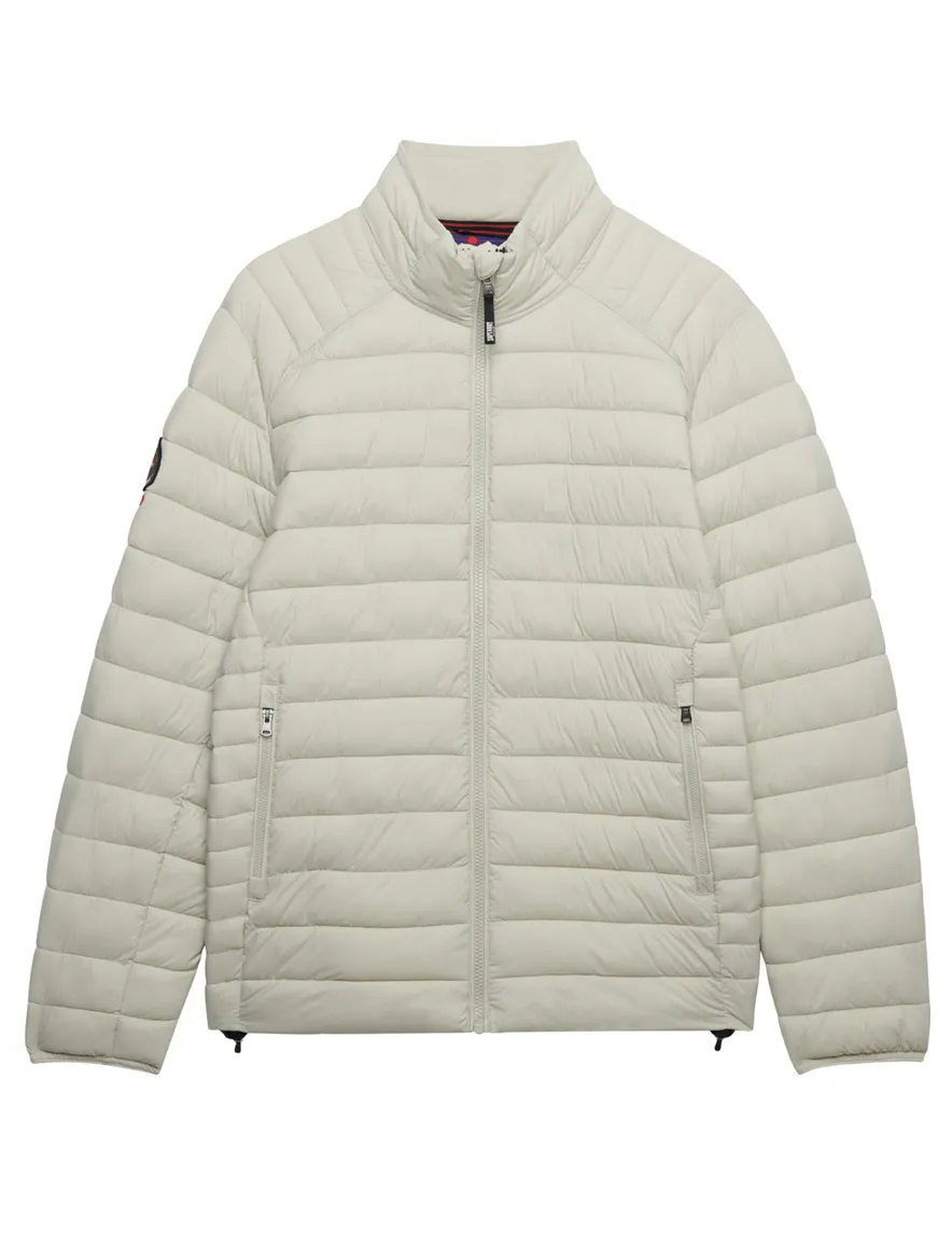Superdry gewatteerde winterjas beige