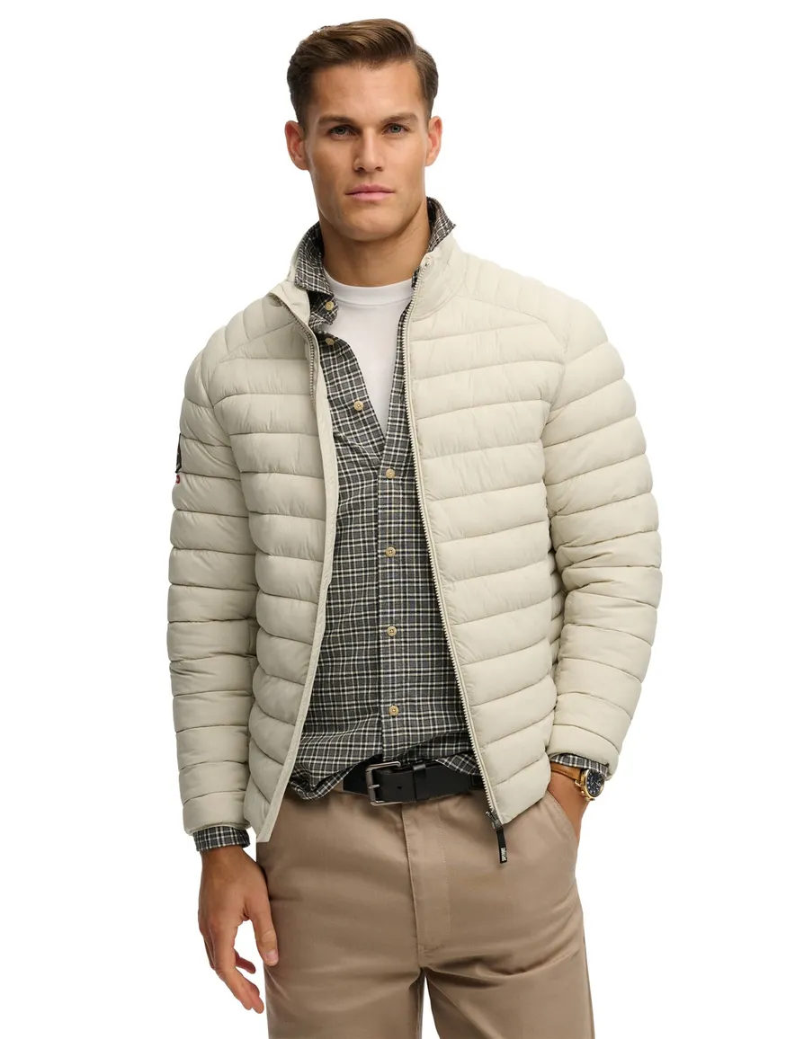 Superdry gewatteerde winterjas beige
