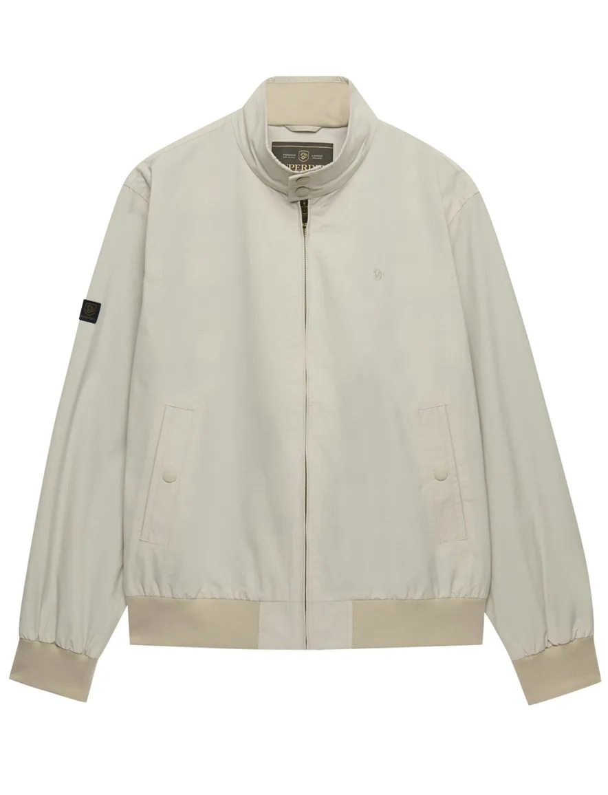 Grijze Superdry korte jas