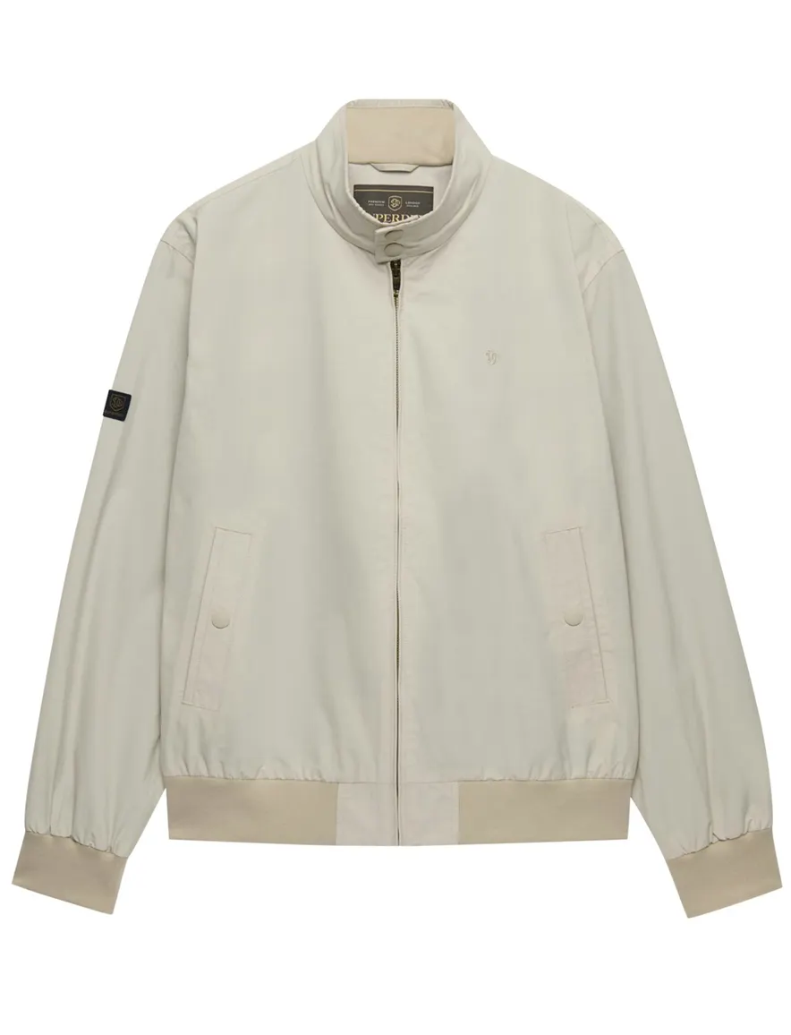 Superdry winterjas relaxed fit grijs