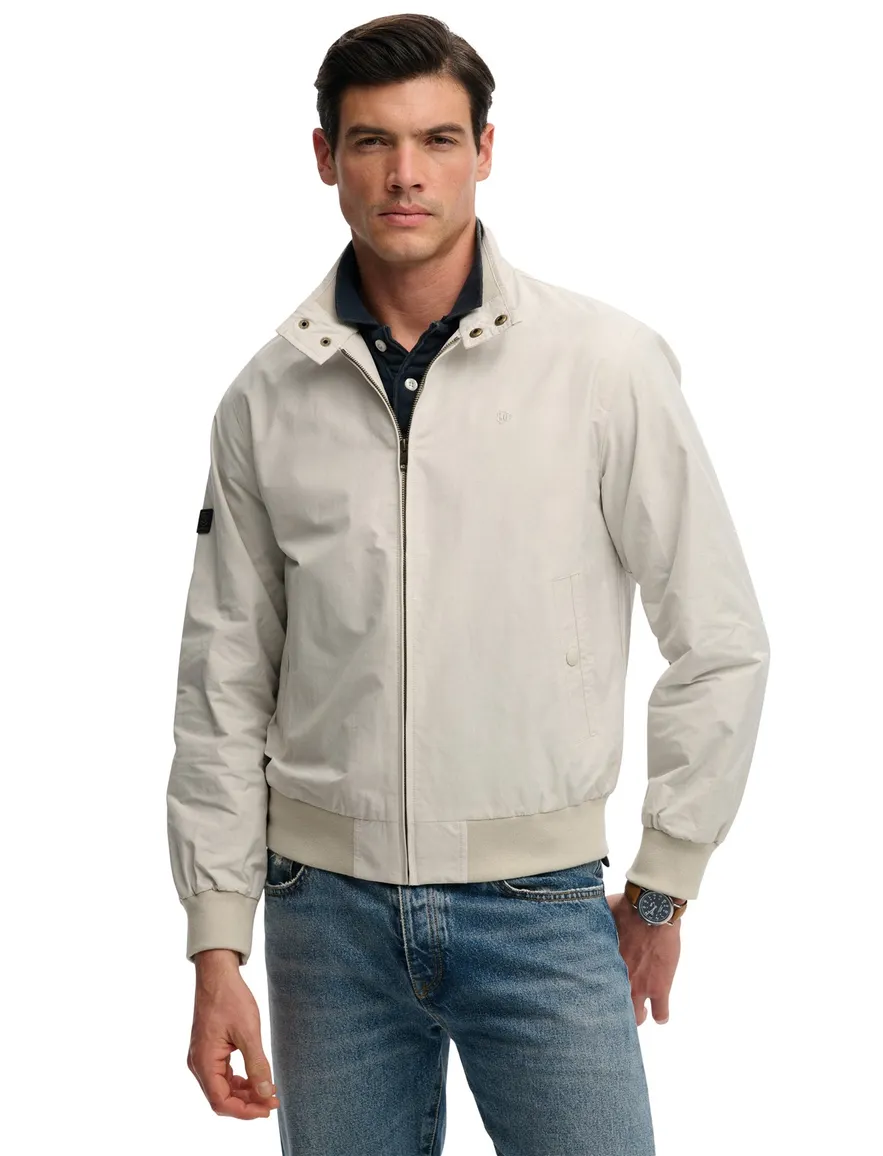 Superdry winterjas relaxed fit grijs