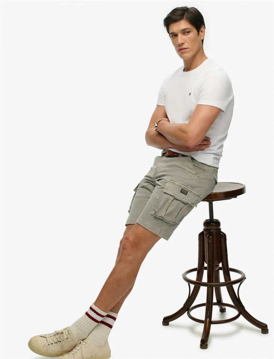 Groene bermuda Superdry cargo slim fit