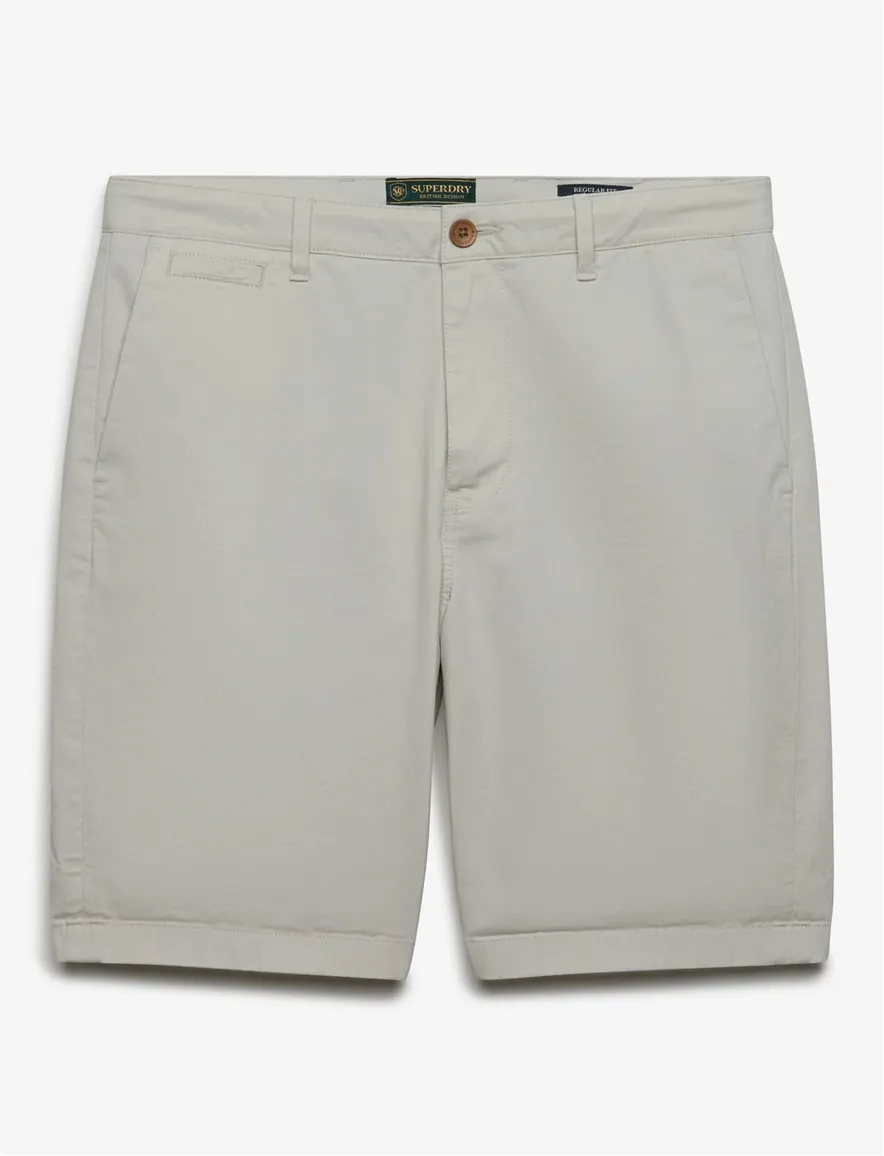 Grijze bermuda Superdry met omslag