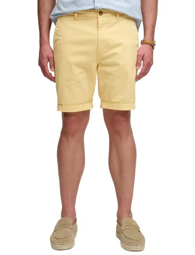 Superdry Shorts Superdry chino geel normale fit