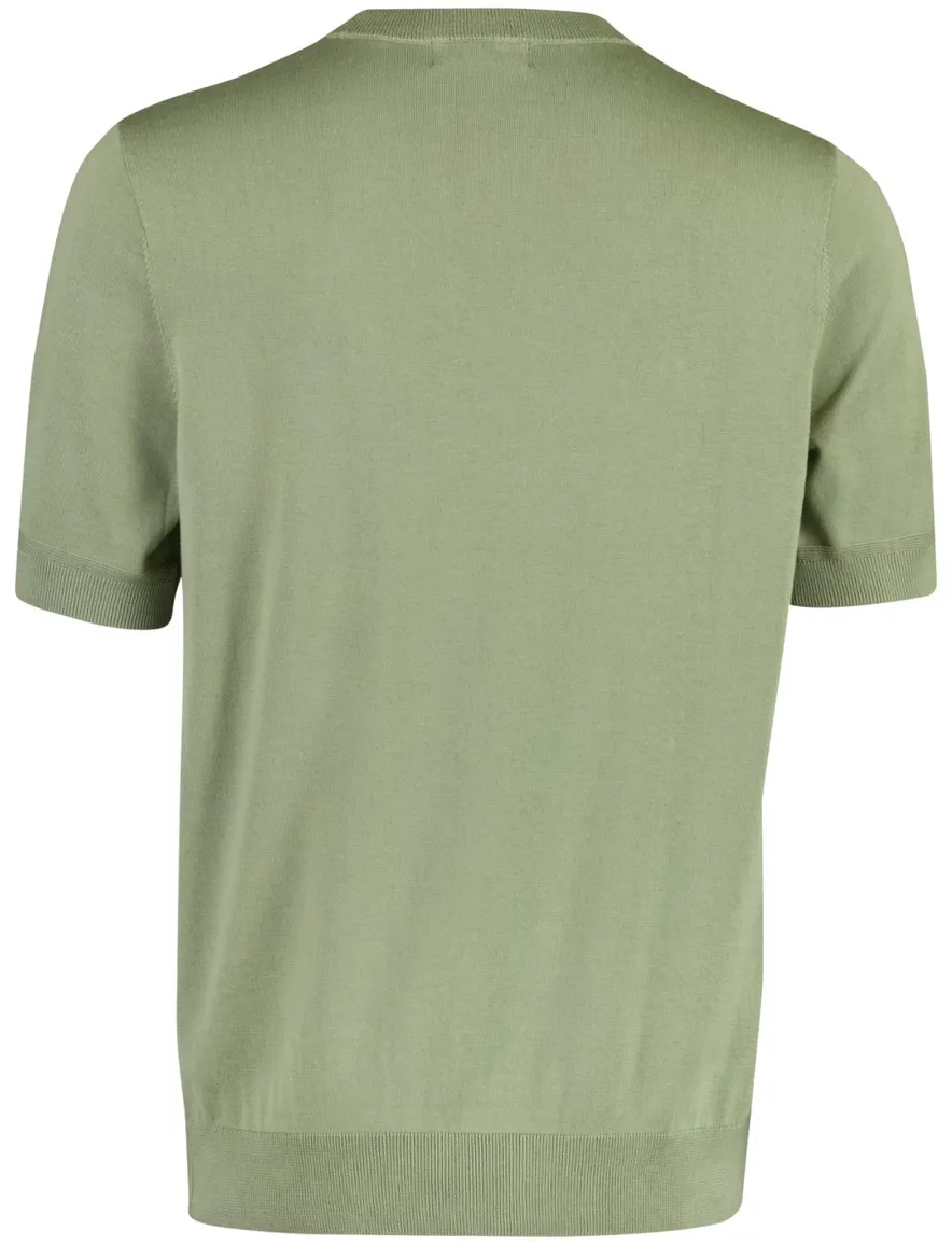 Fred Perry T-shirt ronde hals olijfgroen