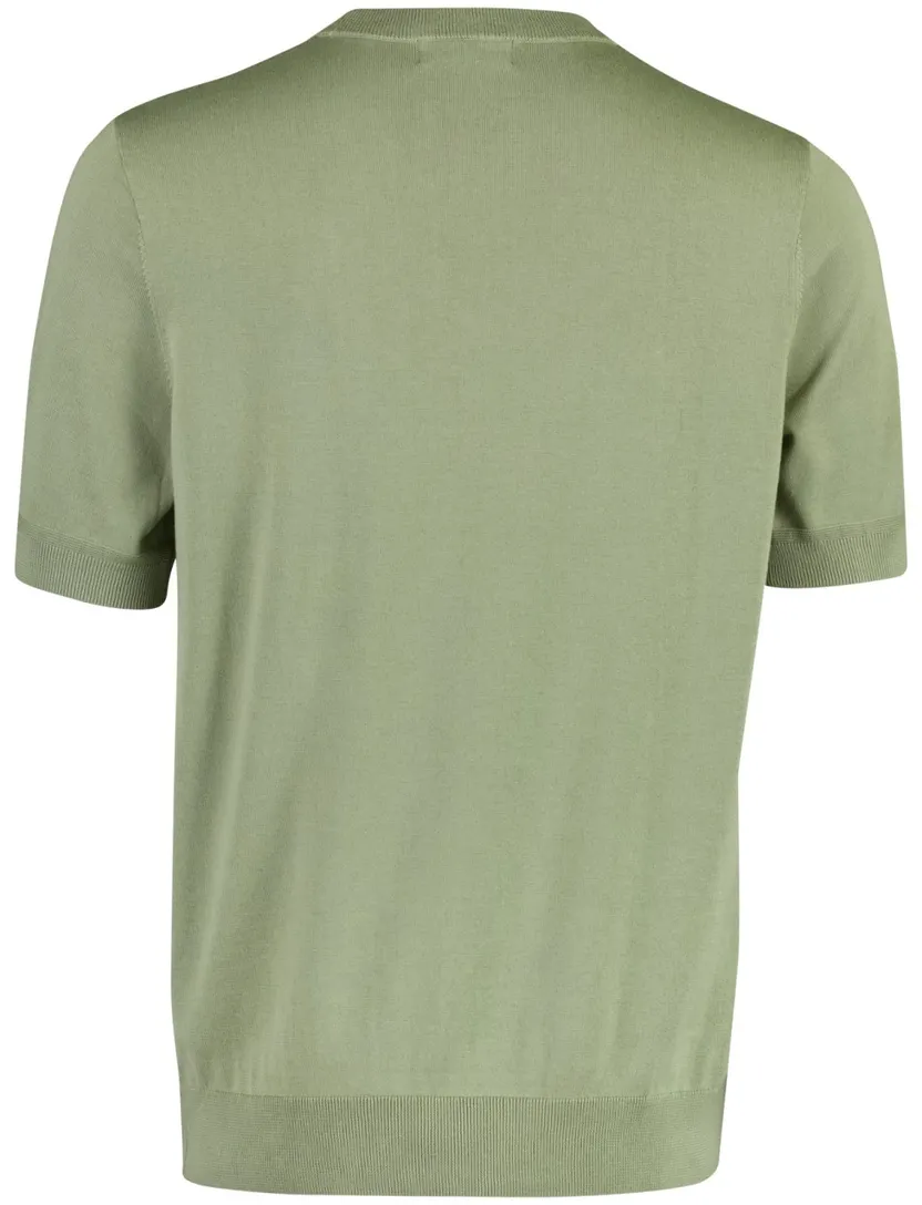 T-shirt Fred Perry olijfgroen katoen