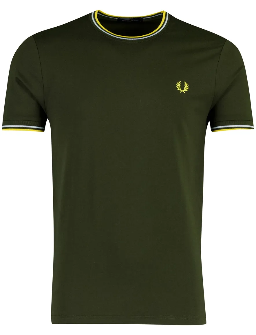 t-shirt groen Fred Perry