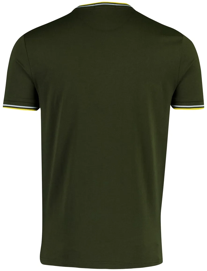 t-shirt groen Fred Perry