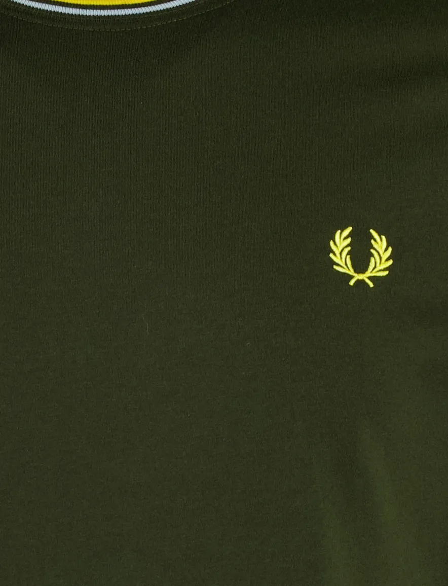 t-shirt groen Fred Perry
