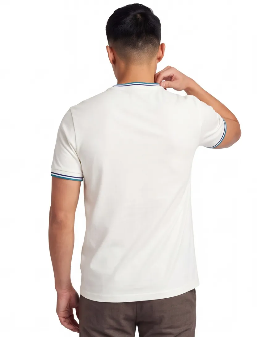Fred Perry t-shirt creme 100% katoen