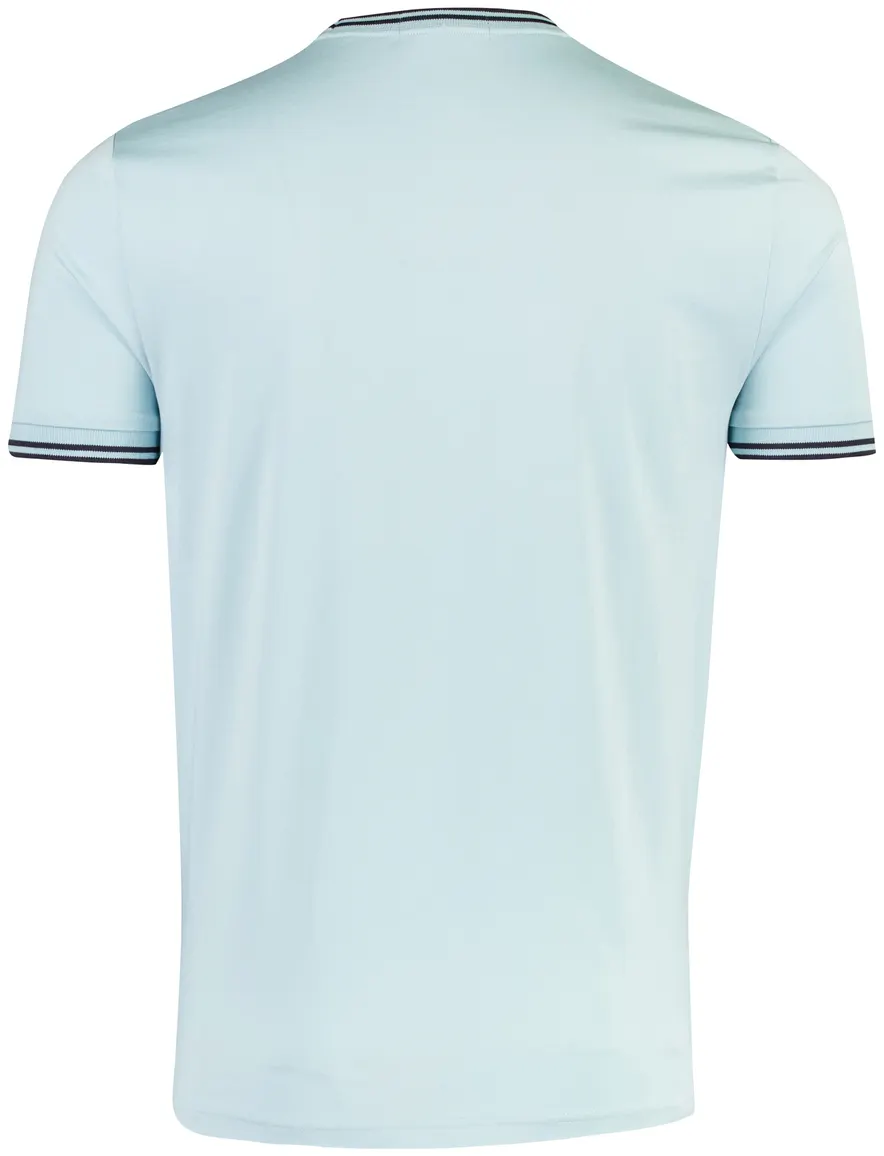T-shirt Fred Perry lichtblauw wijde fit