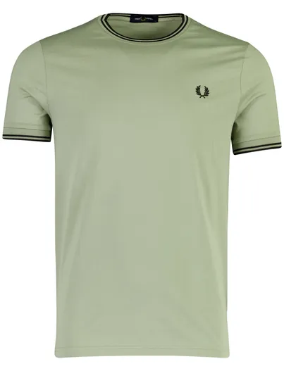 Fred Perry T-shirt Fred Perry groen katoen normale fit
