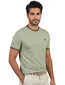 T-shirt Fred Perry groen 100% katoen
