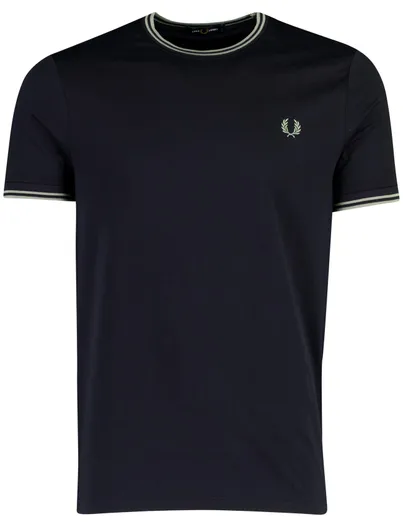 Fred Perry T-shirt Fred Perry donkerblauw katoen