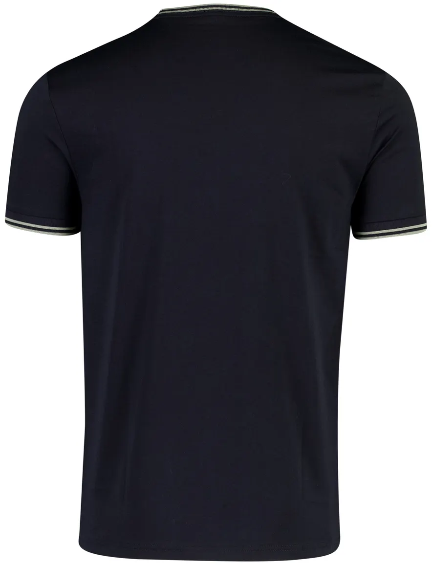Fred Perry T-shirt navy ronde hals