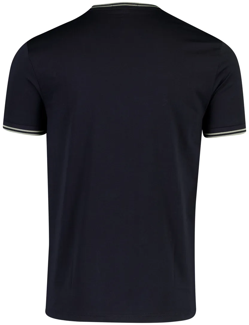 T-shirt Fred Perry donkerblauw 100% katoen