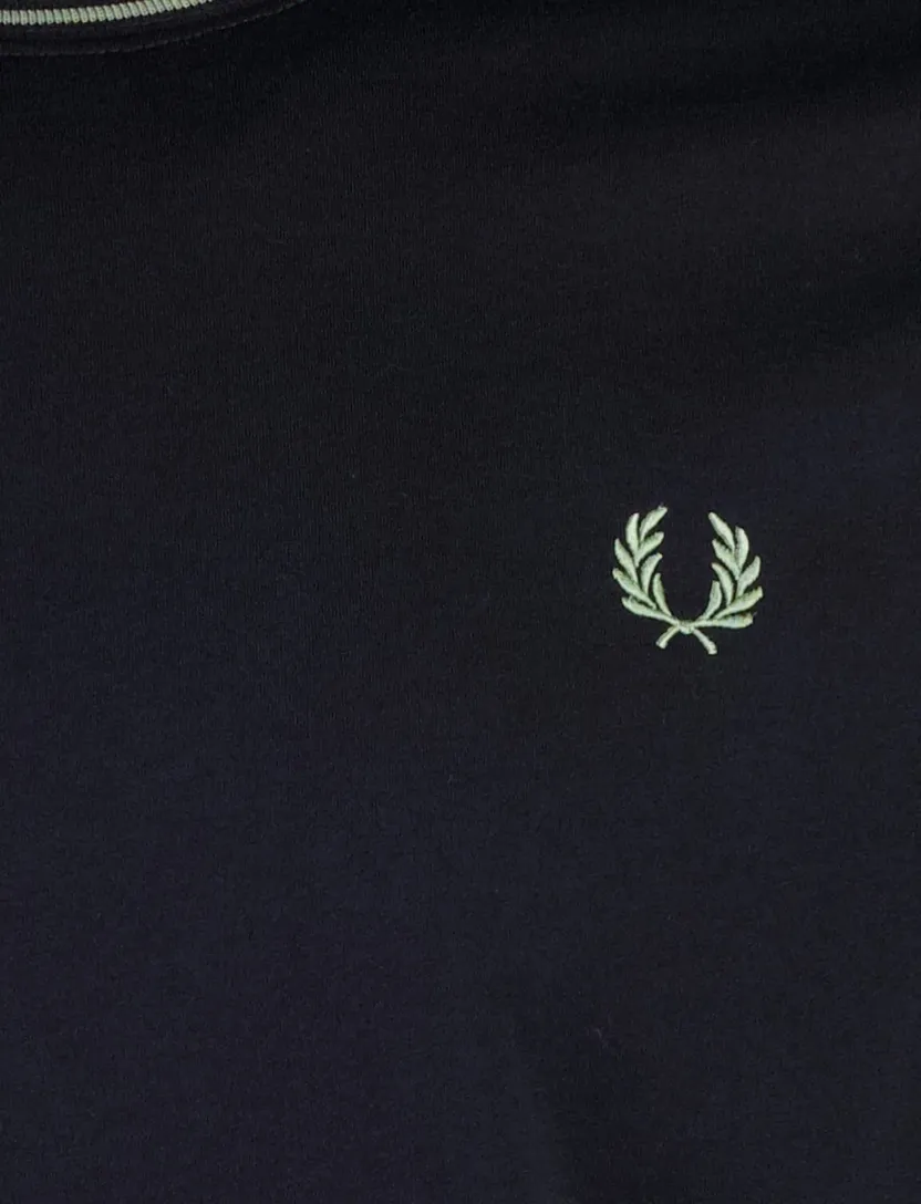 T-shirt Fred Perry donkerblauw 100% katoen