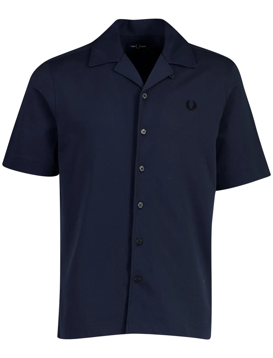 Poloshirts Fred Perry donkerblauw normale fit