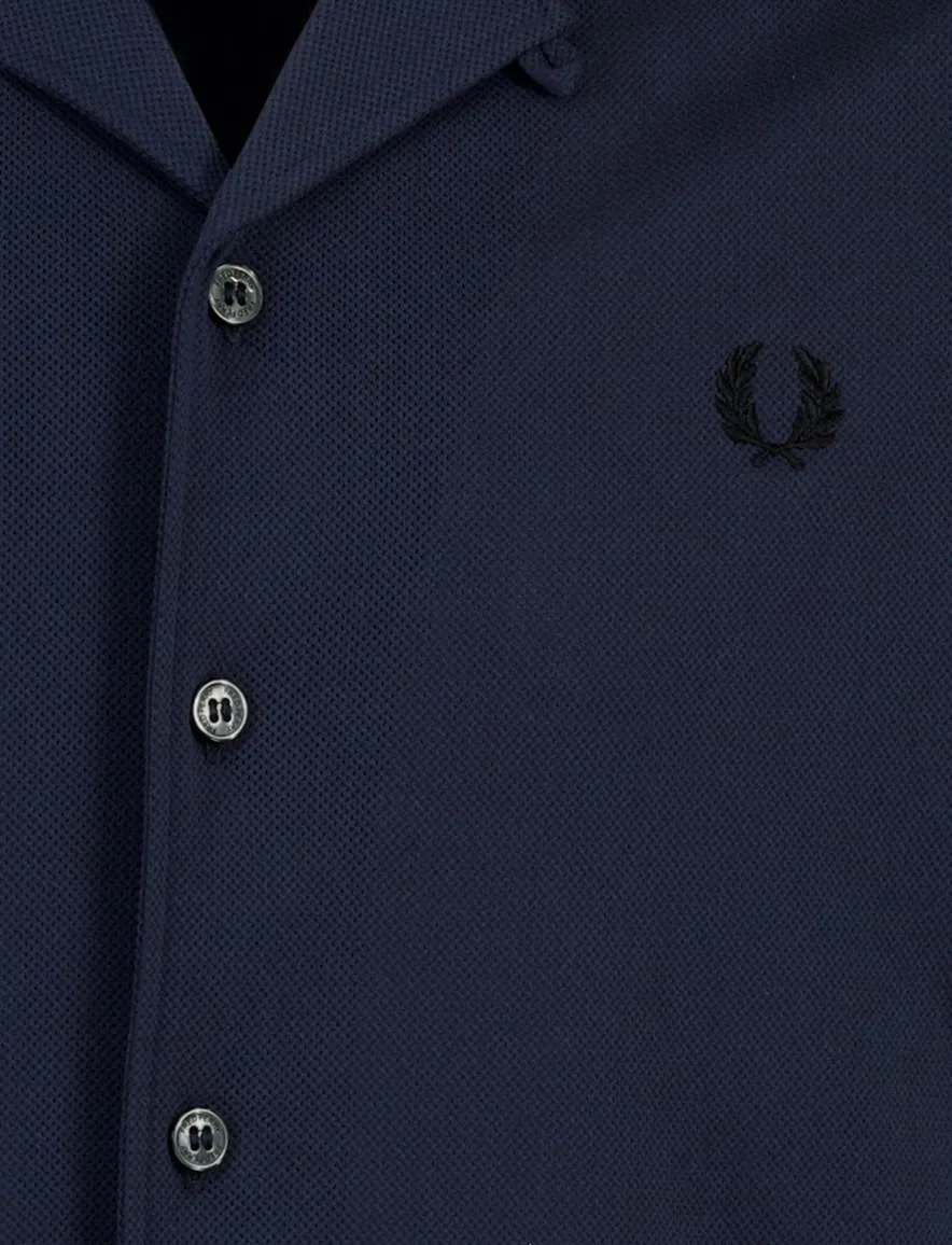 Poloshirts Fred Perry donkerblauw normale fit