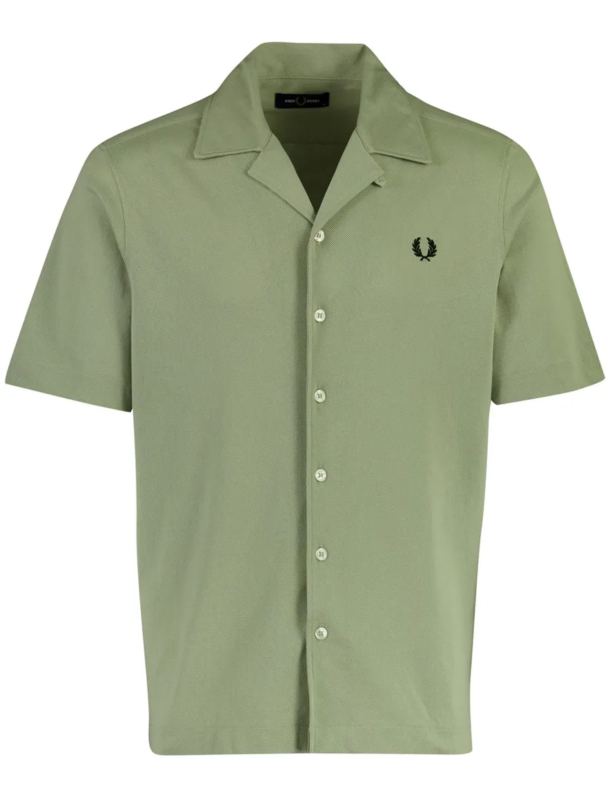 Doorknoop polo Fred Perry groen