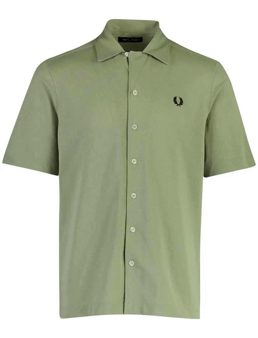 Doorknoop polo Fred Perry groen