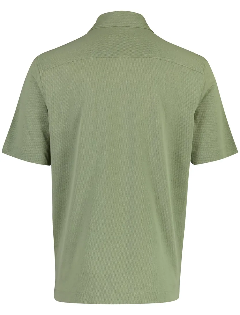 Groene doorknoop polo Fred Perry