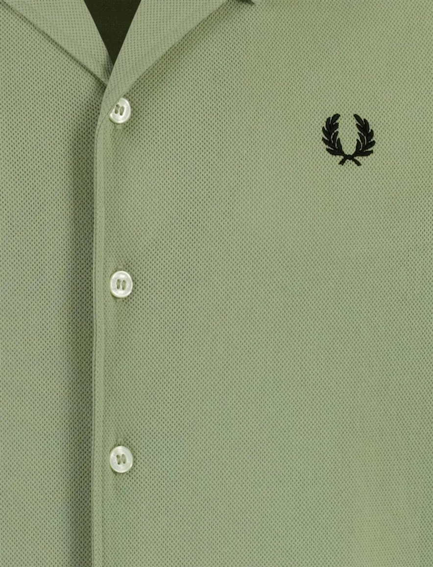 Doorknoop polo Fred Perry groen