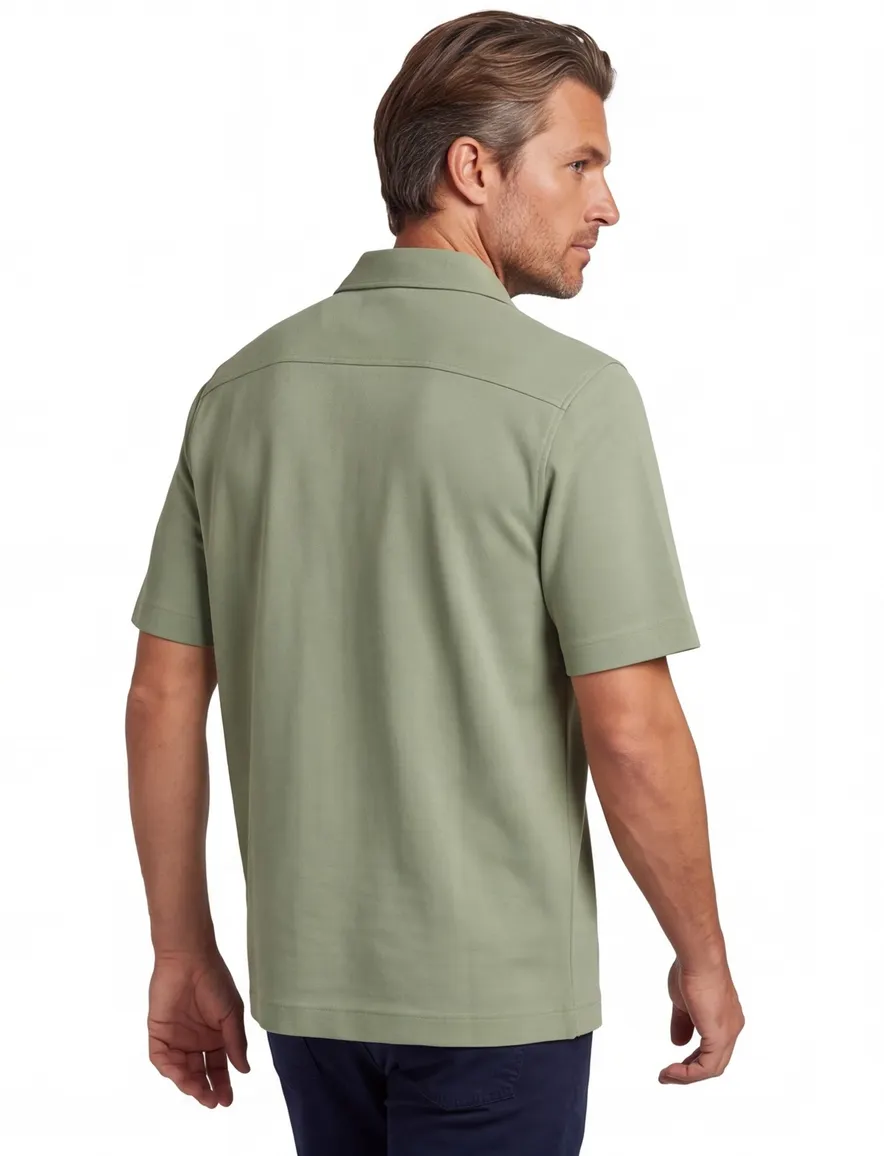 Doorknoop polo Fred Perry groen