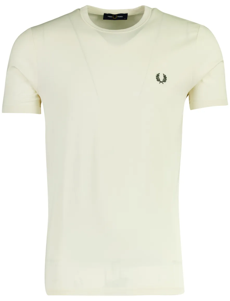 Creme t-shirt Fred Perry normale fit