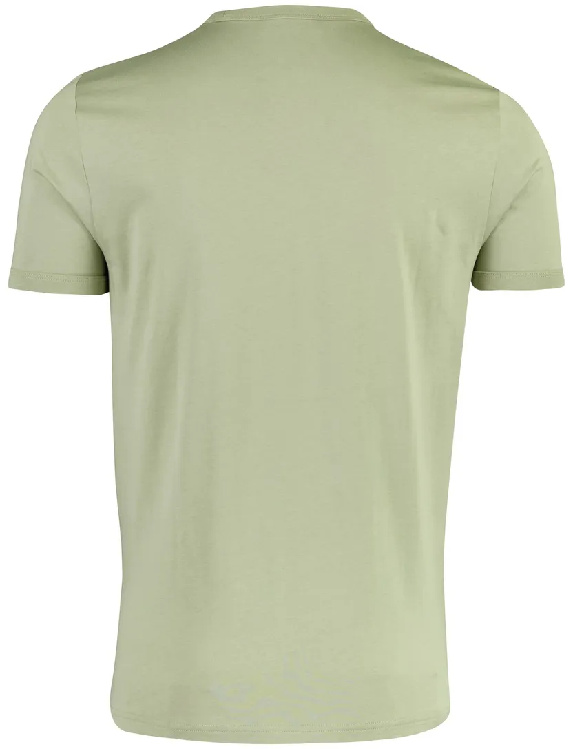Groen t-shirt Fred Perry katoen ronde hals