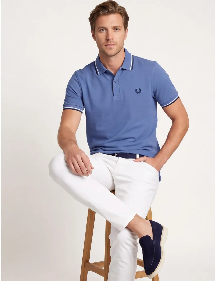 Fred Perry polo blauw