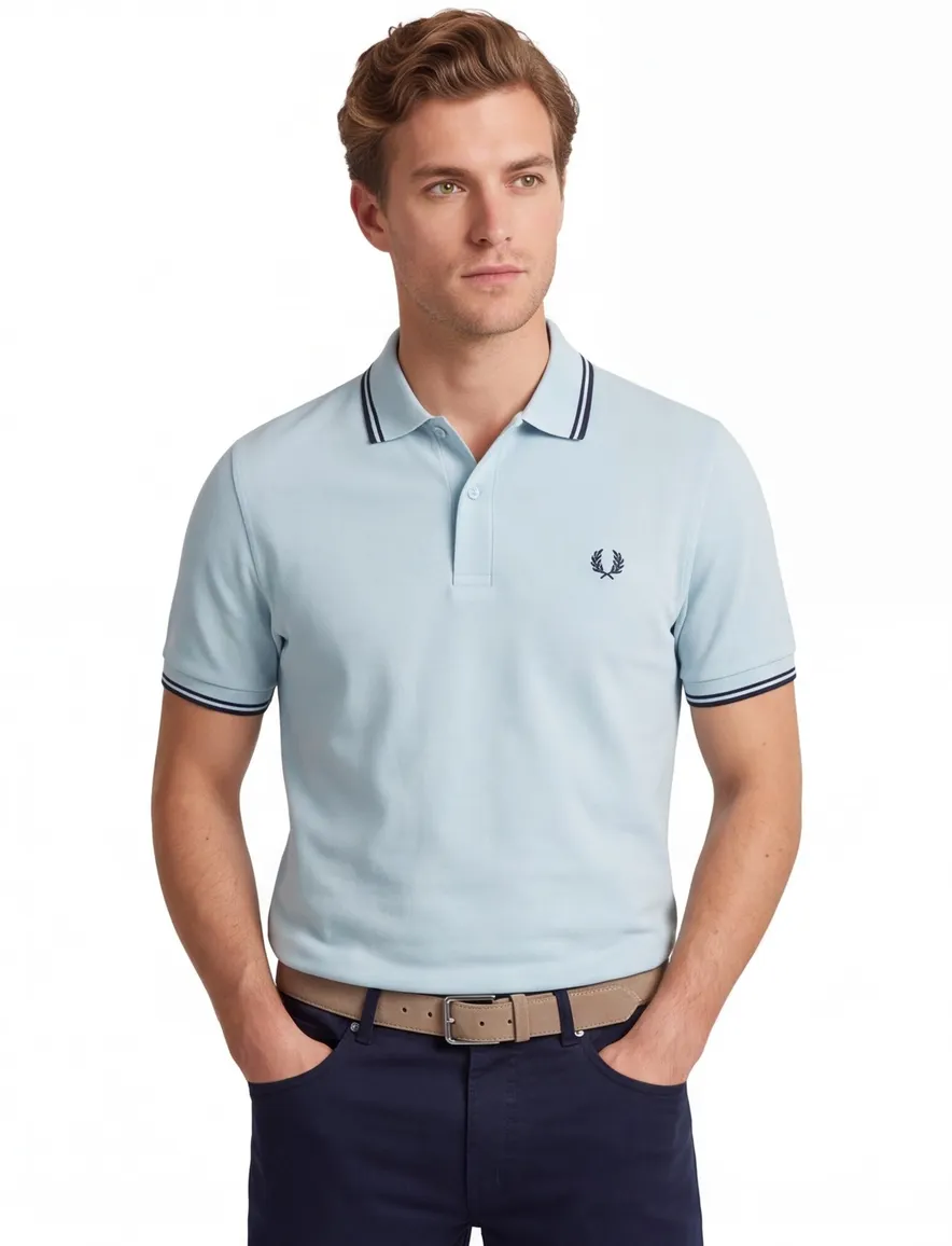 Fred Perry polo lichtblauw