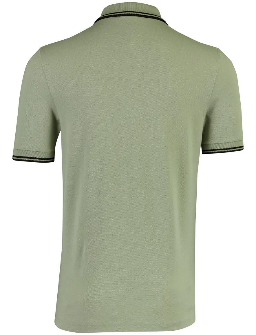 Fred Perry polo groen 2 knoops korte mouw