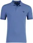 Fred Perry polo blauw 2 knoops