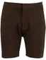 Short Aeden bruin flatfront wijde fit