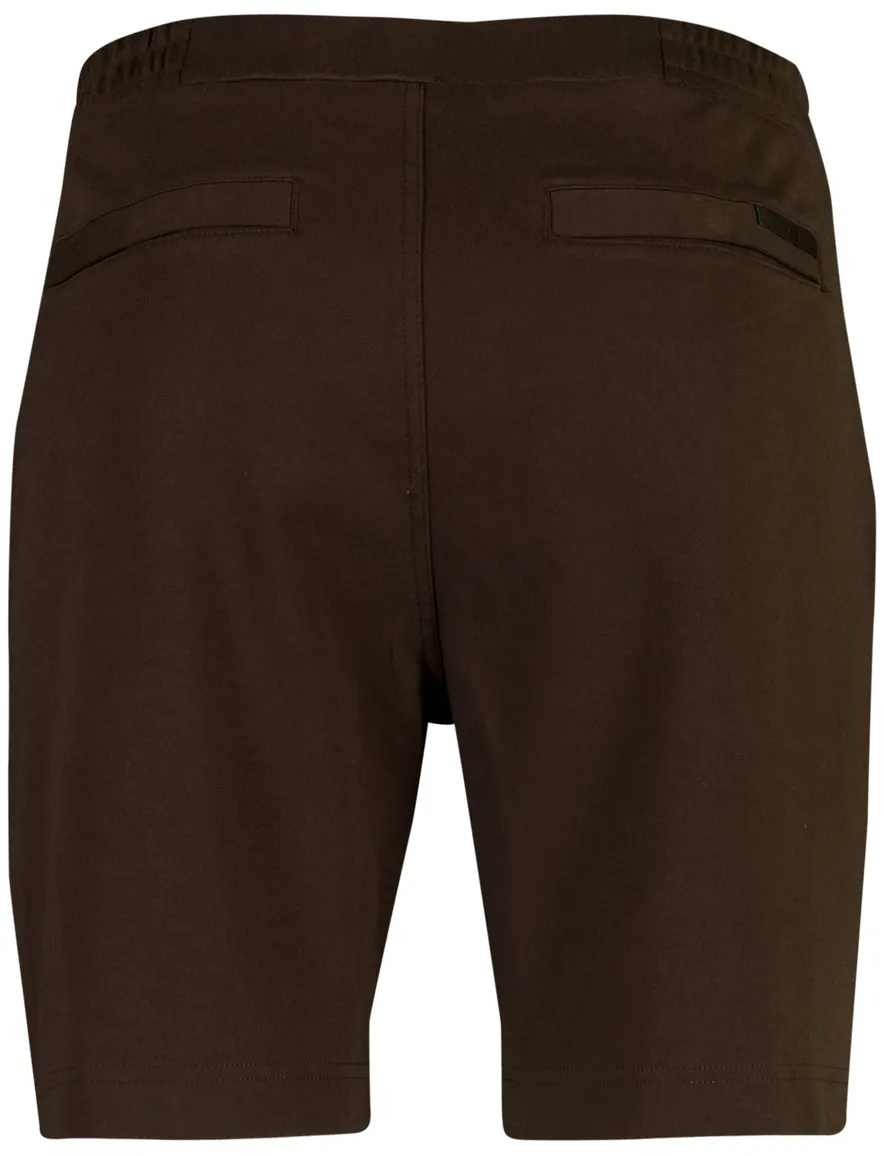 Aeden flatfront short bruin