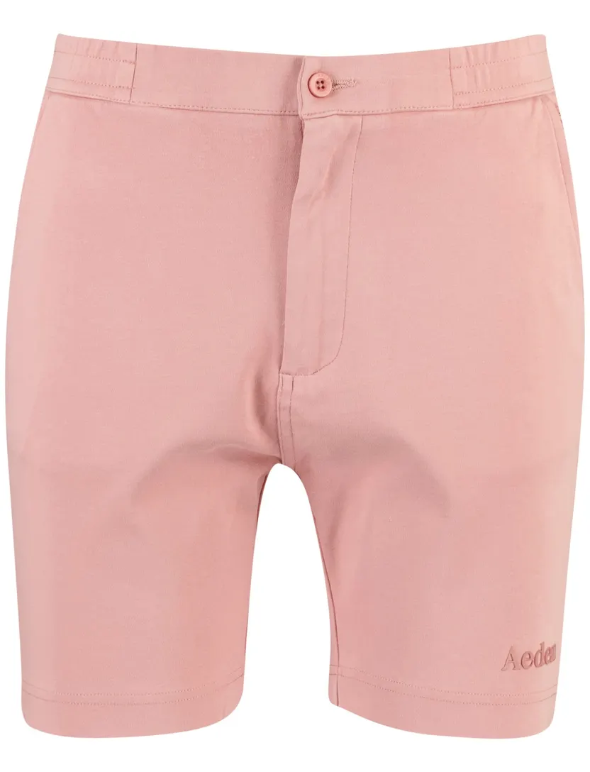 Shorts Aeden roze flatfront