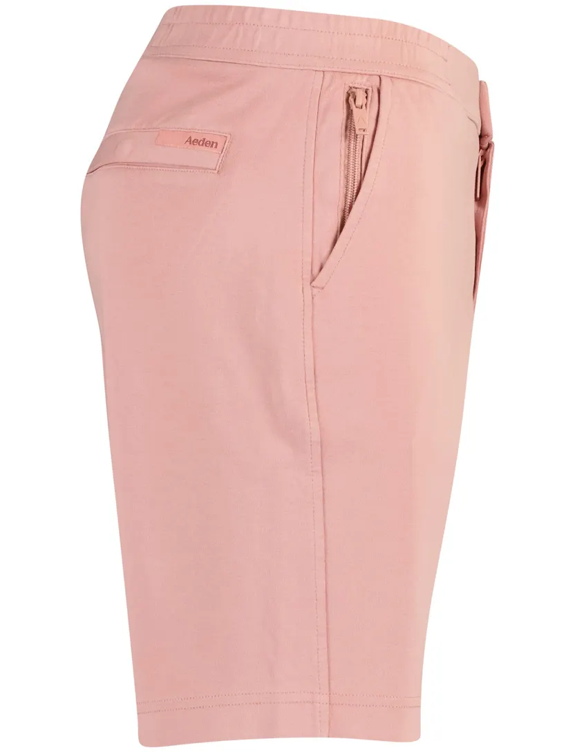 Shorts Aeden roze flatfront