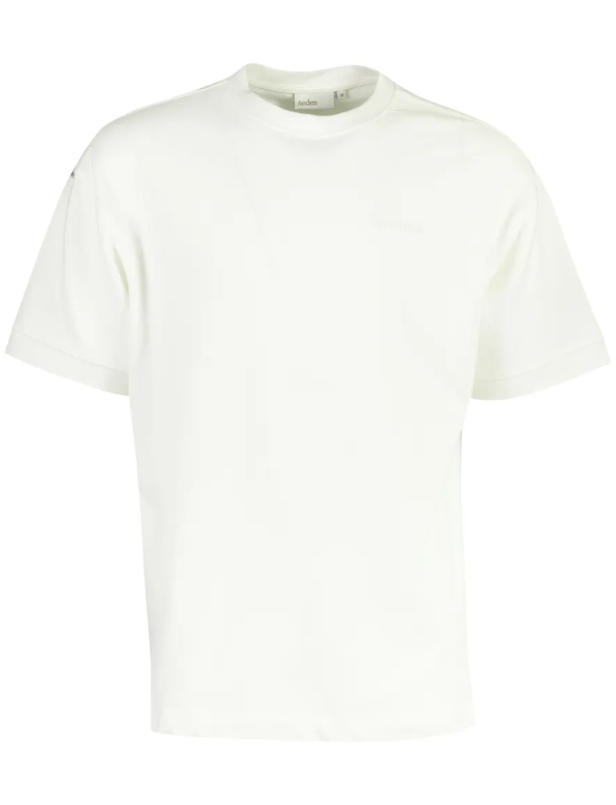 Aeden T-shirt ronde hals wit