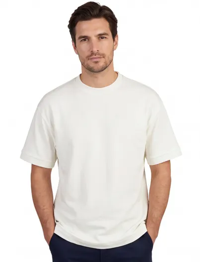 Aeden Aeden T-shirt ronde hals wit