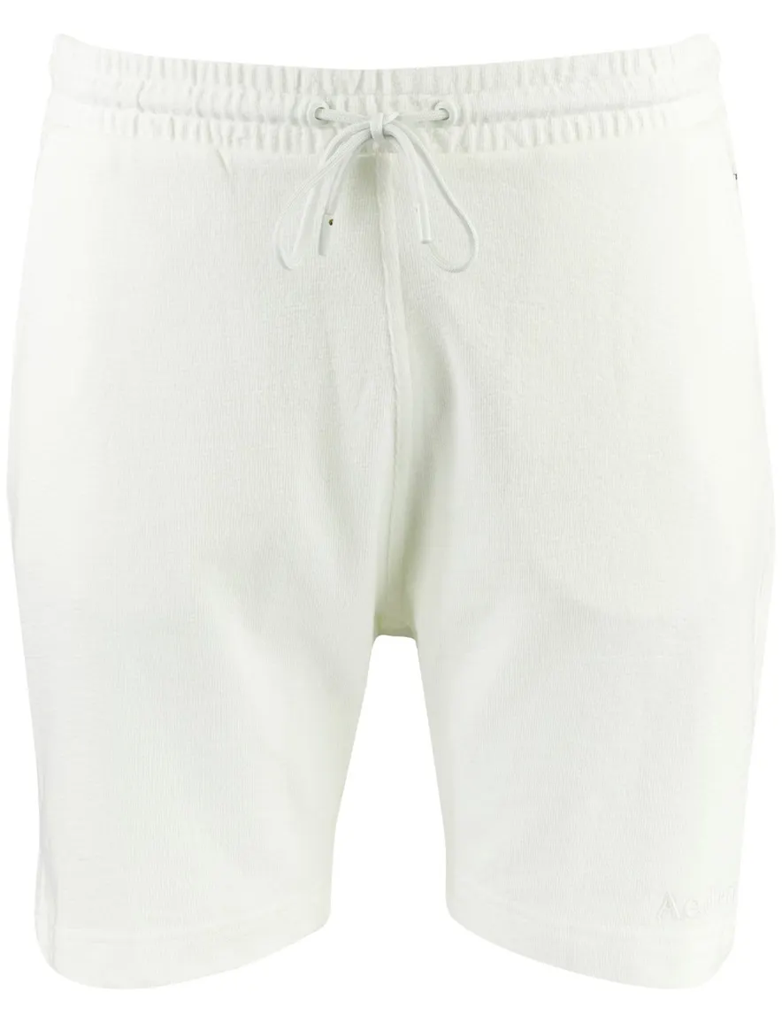 Aeden short met elastische band wit