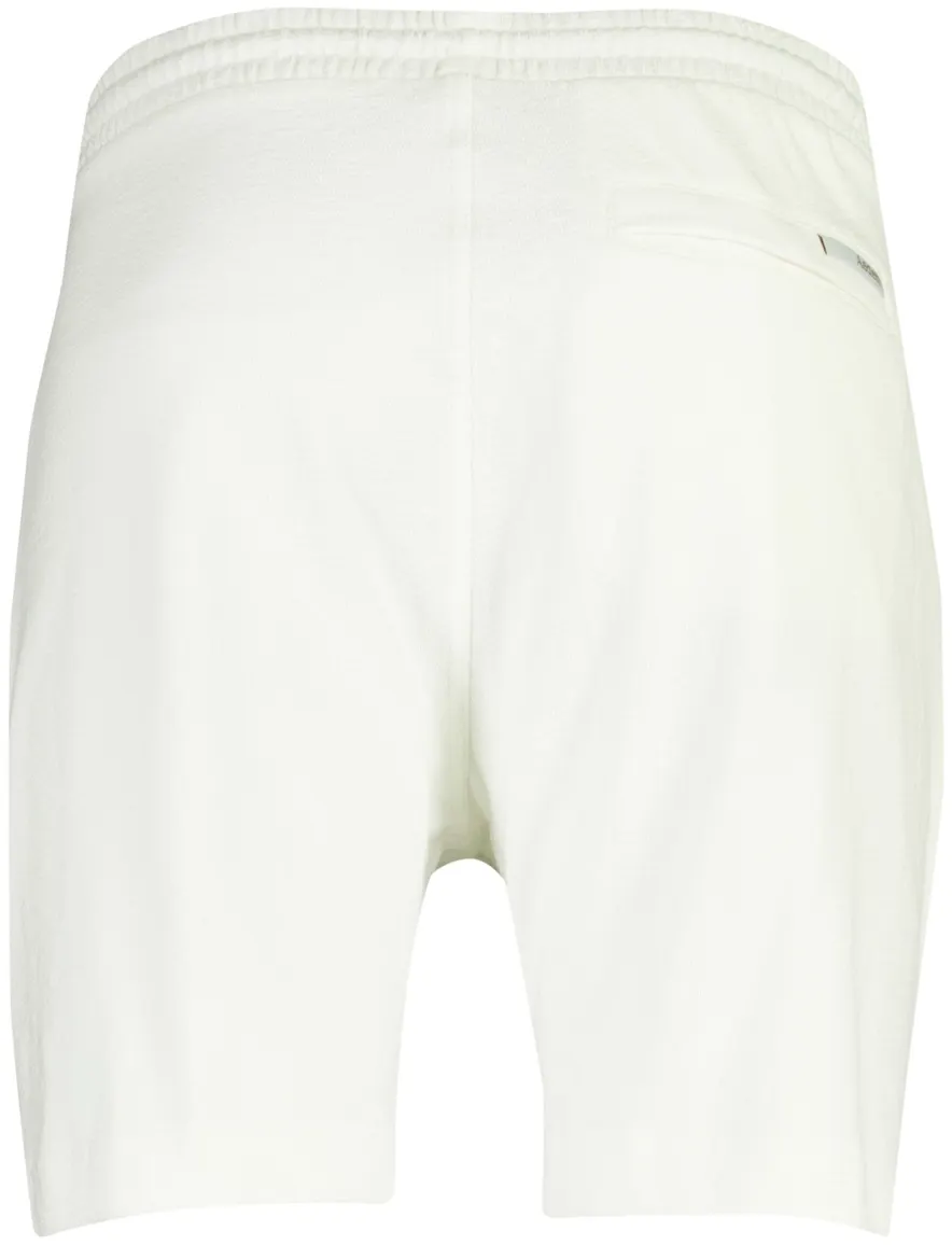 Aeden short met elastische band wit