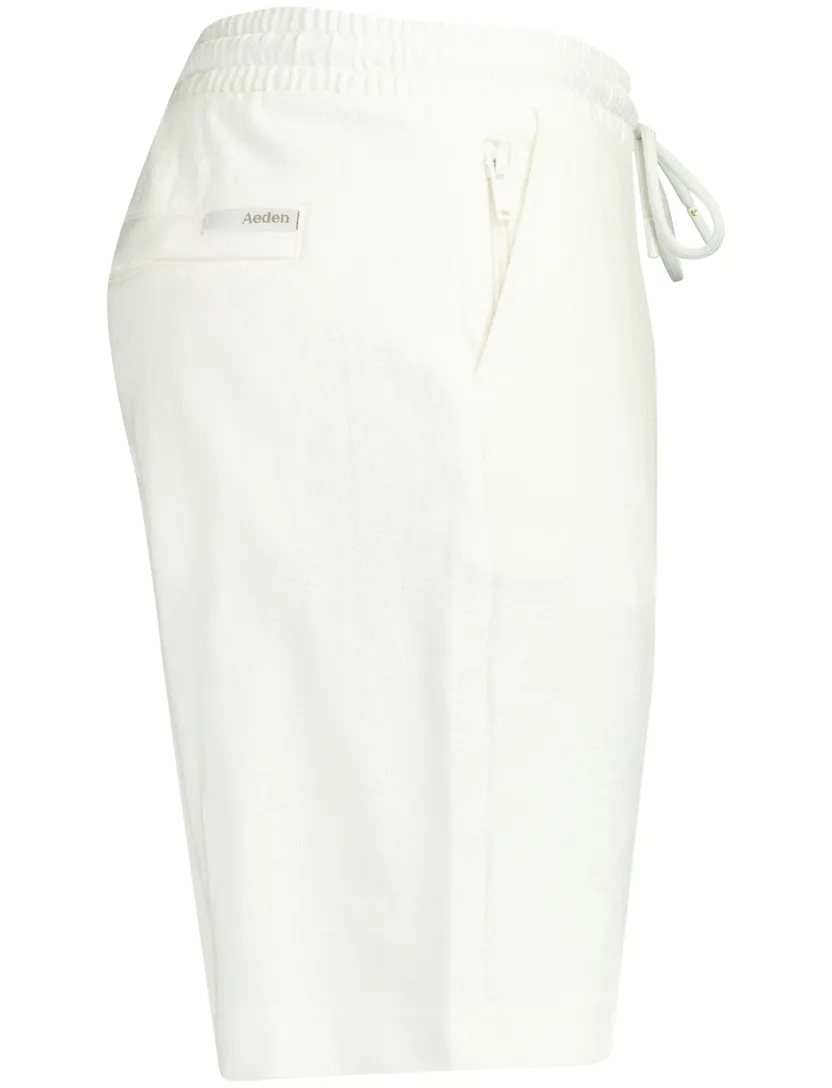 Short Aeden wit elastische band set